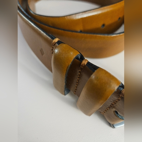 Joseph Abboud Genuine Leather Belt Handcrafted in Italy Mens 38/95 - Picture 2 of 5